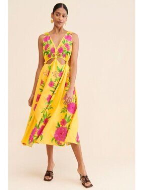 FARM Rio | Dresses | Farm Rio Offwhite Floral Cascade Wavy Midi Dress Size M | Poshmark FARM Rio | Dresses | Farm Rio Offwhite Floral Cascade Wavy Midi Dress Size M | Poshmark